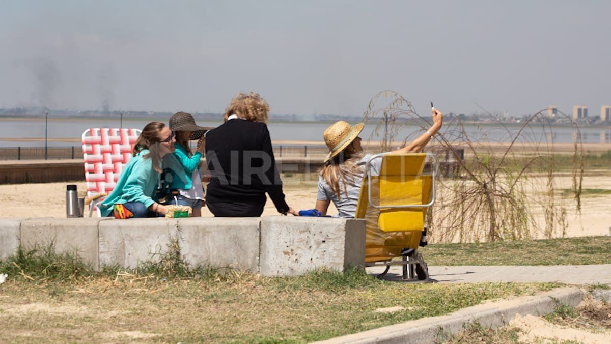 La temperatura en la ciudad de Santa Fe continúa en ascenso.