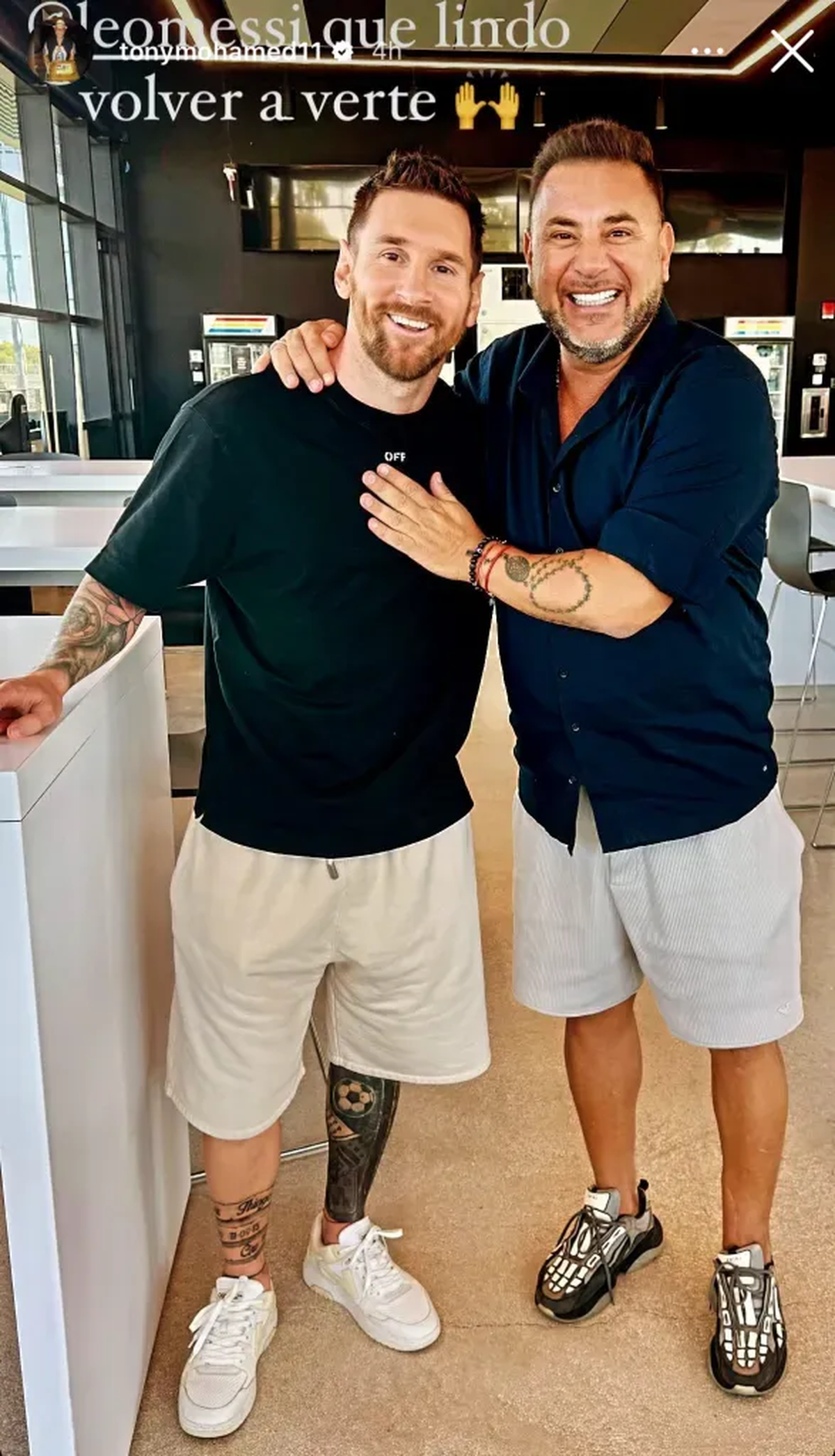 El Turco Mohamed estuvo con Lionel Messi en la previa al Rayados vs. Inter Miami. El Turco Mohamed estuvo con Lionel Messi en la previa al Rayados vs. Inter Miami.