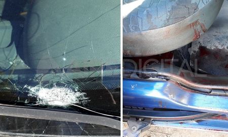 Así quedó la camioneta tras ser baleada a la salida del club Villa Dora el último 16 de mayo. Así quedó la camioneta tras ser baleada a la salida del club Villa Dora el último 16 de mayo.