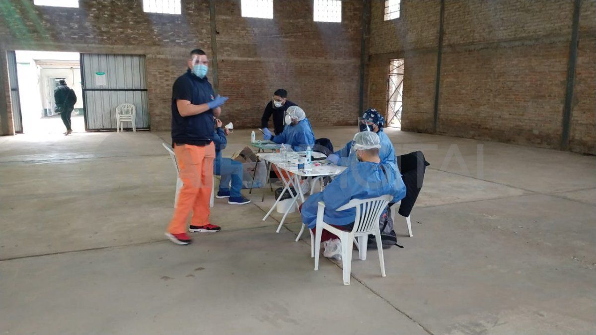 Es el único lugar donde se realizan testeos este miércoles.