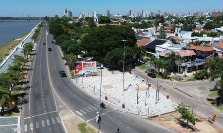 La obra en Avenida 7 Jefes tiene un 35 % de avance. La obra en Avenida 7 Jefes tiene un 35 % de avance.
