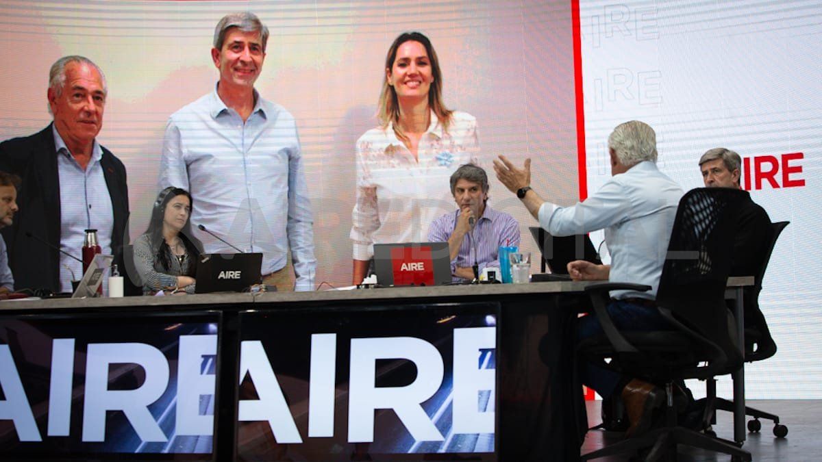 Mario Barletta y Hugo Marcucci estuvieron en AIRE este miércoles.