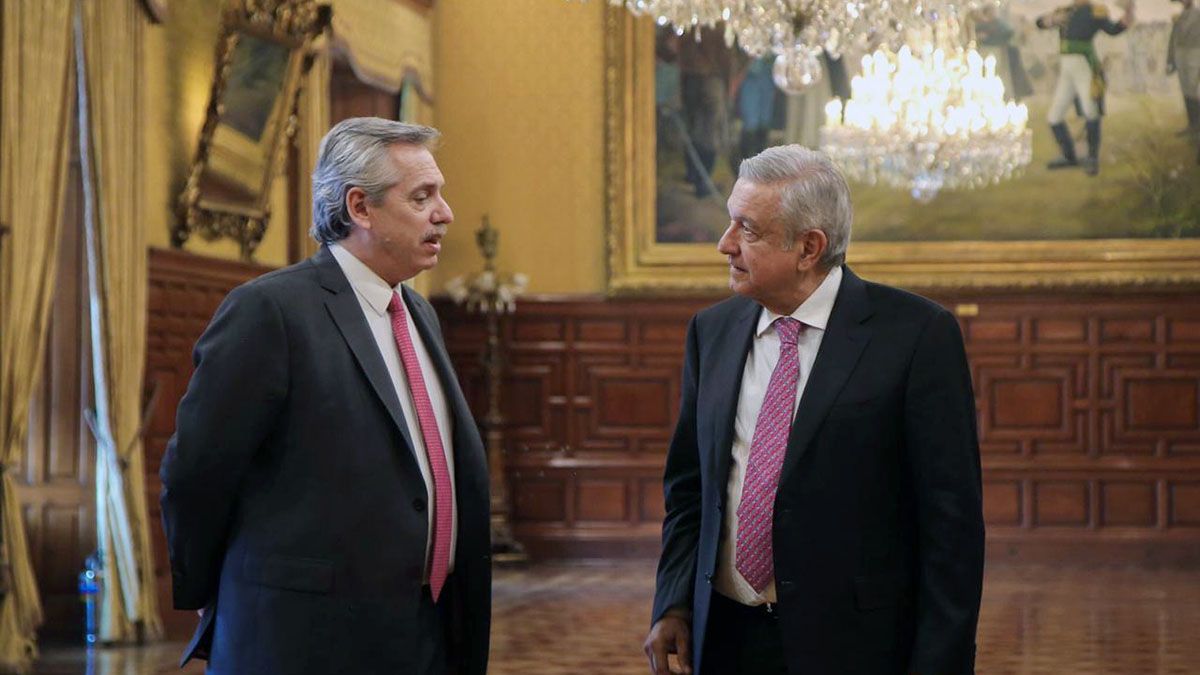 Fernández y López Obrador compartieron su entusiasmo por ...