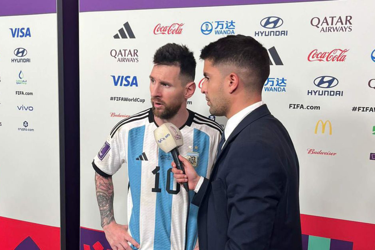 La icónica frase de Lionel Messi a Wout Weghorst se volvió viral en las redes.