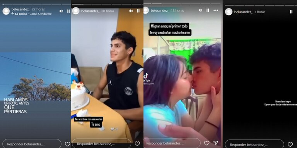 Ilan González se quitó la vida en la casa de su tío y su novia Belén Sández compartió con sus seguidores los últimos mensajes que le envió. Ilan González se quitó la vida en la casa de su tío y su novia Belén Sández compartió con sus seguidores los últimos mensajes que le envió.