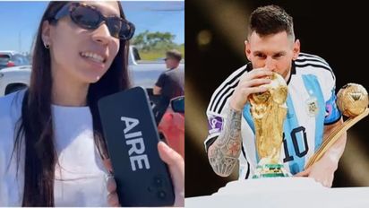 Una fanática de Messi sorprendió con su enorme tatuaje dedicado a Lionel: 