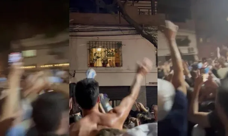 Los festejos en Rosario y el canto a la abuela de Messi Los festejos en Rosario y el canto a la abuela de Messi