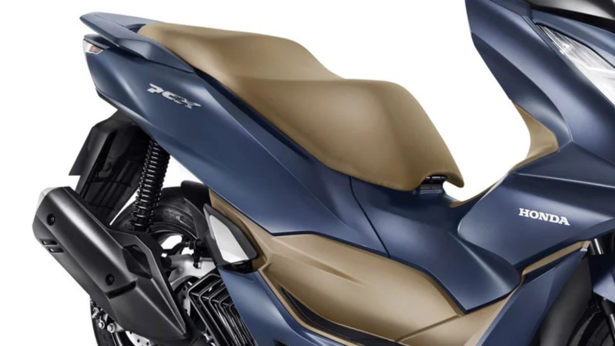 El asiento ergométrico de la Honda PCX 160.