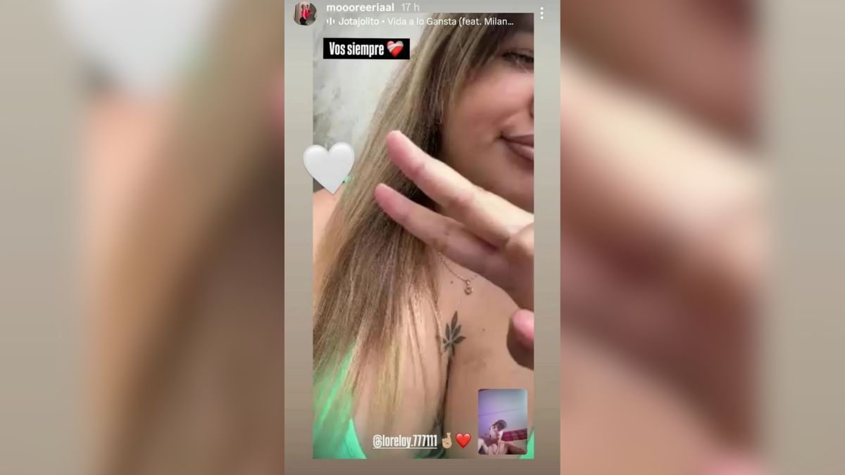 A trav&eacute;s de una historia en Instagram, More Rial levant&oacute; sospechas sobre su situaci&oacute;n sentimental.