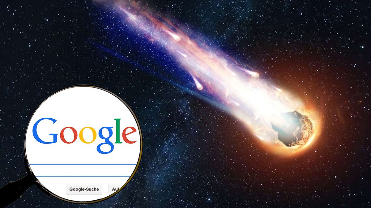 Google recuerda la teoría de la extinción de los dinosaurios en su buscador.