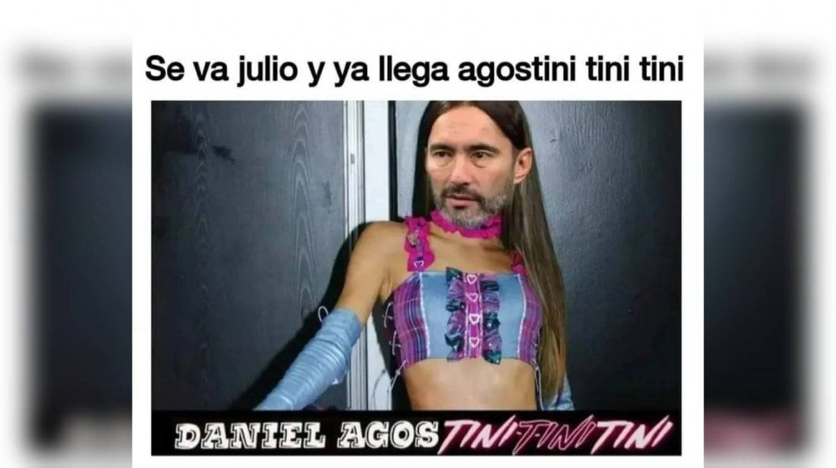 Daniel Agostini la pasa mal en agosto.