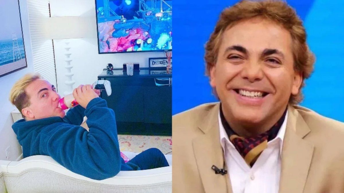 Cristian Castro publicó una foto tomando mamadera&nbsp;