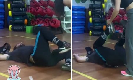 Cachete Sierra recibió una fuerte patada en los genitales por parte de su novia Cachete Sierra recibió una fuerte patada en los genitales por parte de su novia