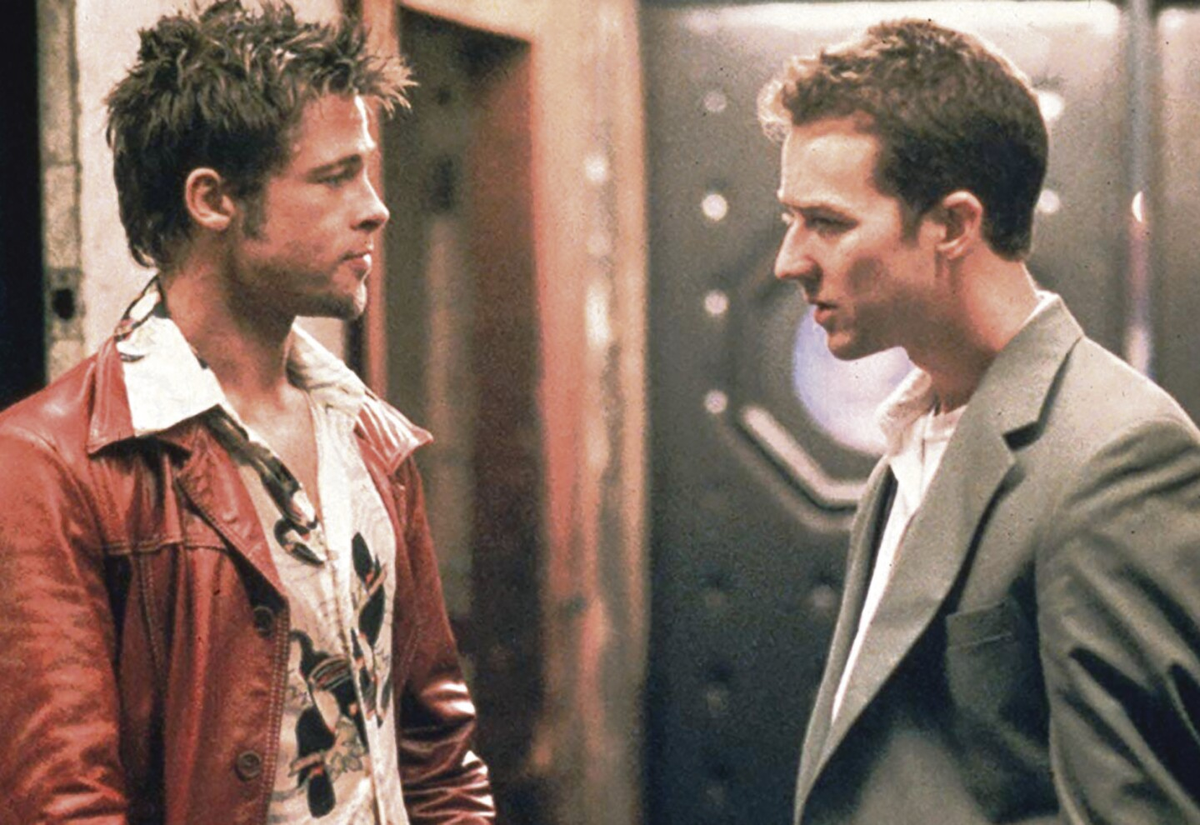 Brad Pitt y Edward Norton protagonizan el clásico "El club de la pelea", disponible en Netflix. Brad Pitt y Edward Norton protagonizan el clásico "El club de la pelea", disponible en Netflix.