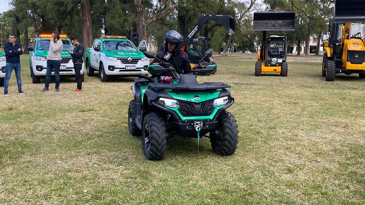 Los nuevos cuatriciclos se suman a las camionetas de la GSI.