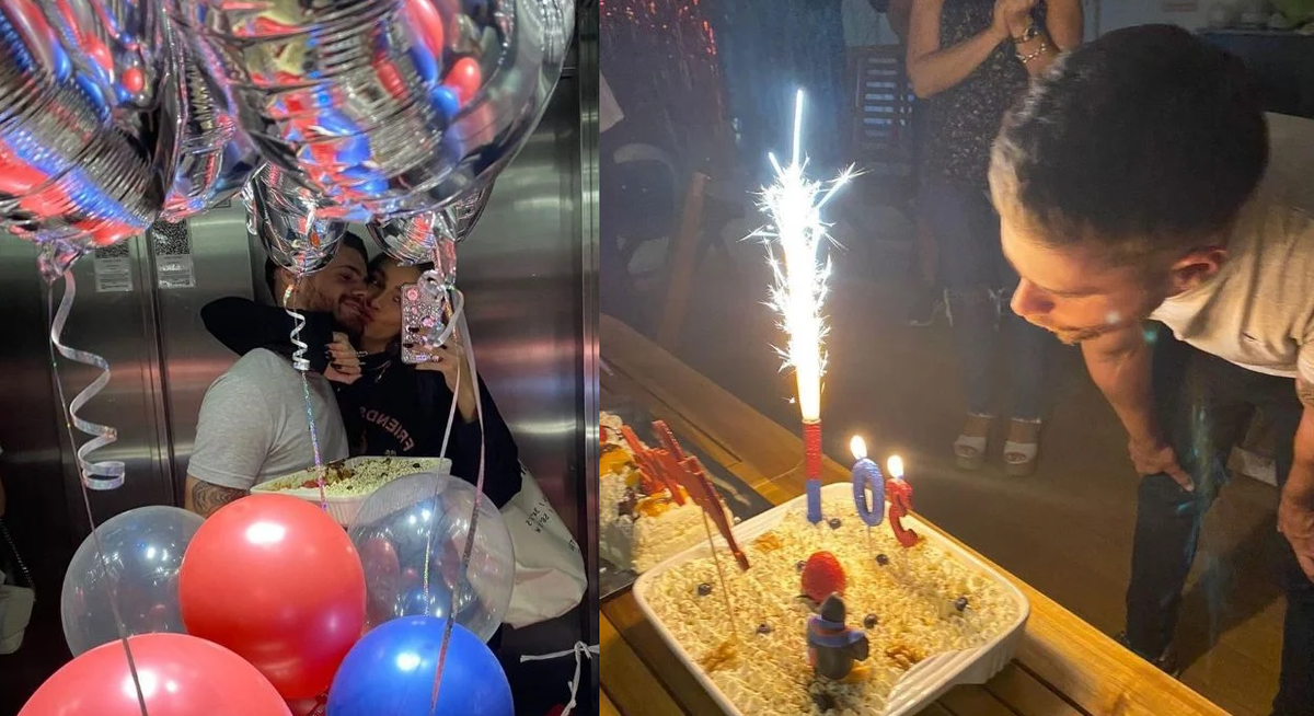 Festej&oacute; en su casa&nbsp;con su novia,&nbsp;Antonella, sus mejores amigos y sus seres queridos.