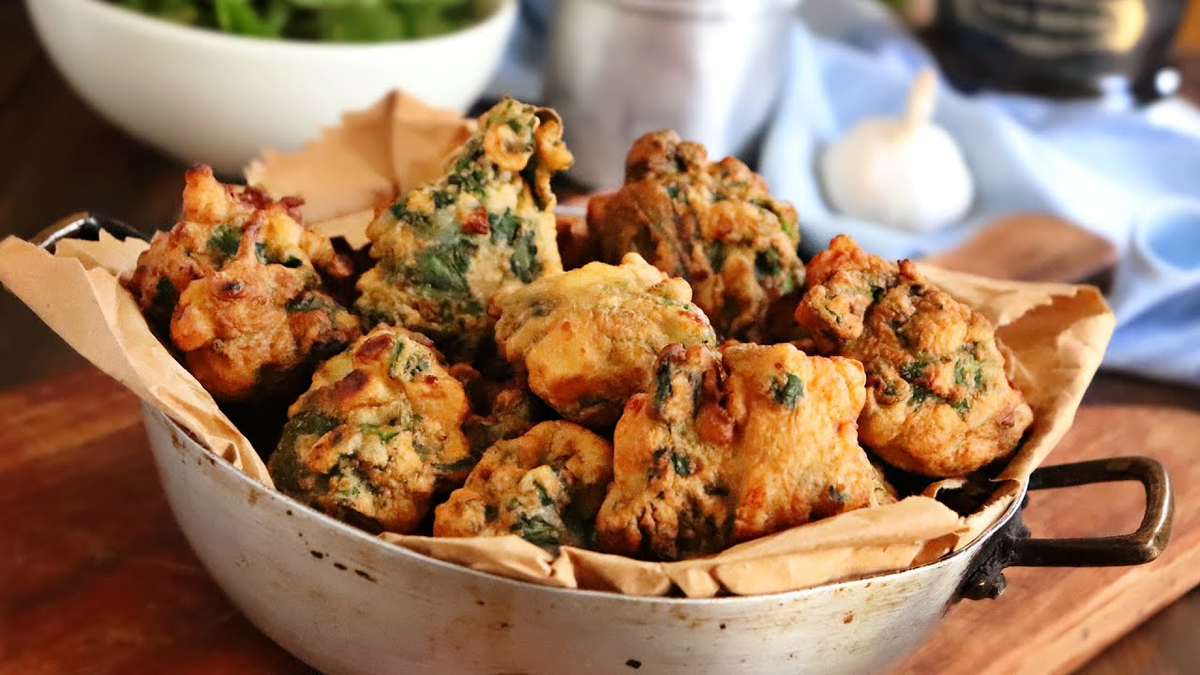 Cómo hacer buñuelos veggies de acelga y manzana