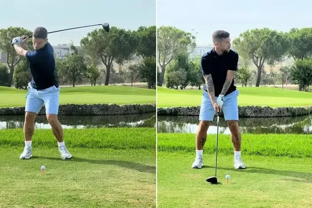 Papu Gómez mostró que hacía mientras jugaba la Selección Argentina. Papu Gómez mostró que hacía mientras jugaba la Selección Argentina.