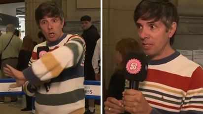 Así fue el escándalo que vivió Robertito Funes: gritos y empujones en vivo con un empleado