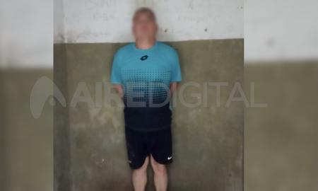El militar boliviano, Oscar Armando Caba Hurtado, fue detenido a unos 30 kilómetros de Rosario, después de aterrizar con una avioneta con 475 kilos de cocaína. El militar boliviano, Oscar Armando Caba Hurtado, fue detenido a unos 30 kilómetros de Rosario, después de aterrizar con una avioneta con 475 kilos de cocaína.