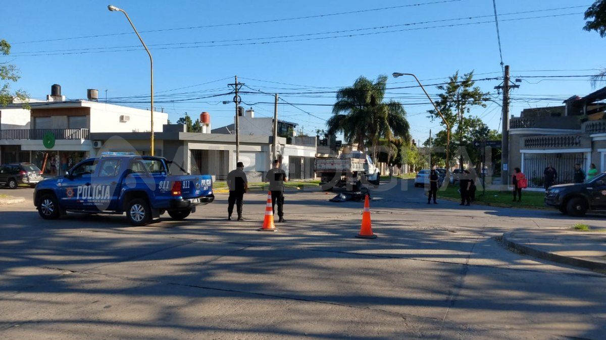 El choque en avenida Galicia y Lavalle