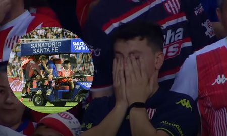 Las fotos de Bruno Pittón tras el choque con Orsini que muestran la gravedad de la lesión y su preocupación Las fotos de Bruno Pittón tras el choque con Orsini que muestran la gravedad de la lesión y su preocupación