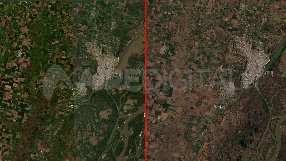 Izquierda: Santa Fe en el 2017. Derecha: Santa Fe en el 2022.