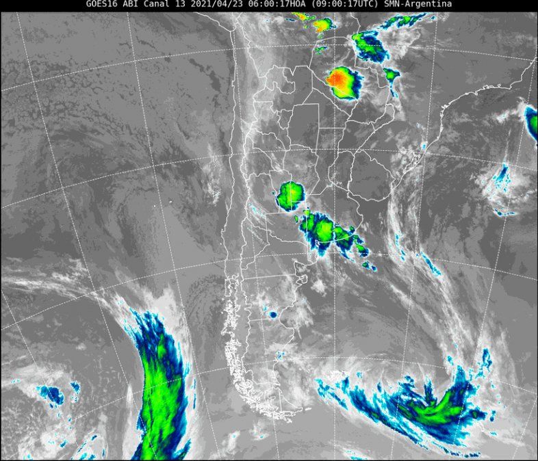 Imágenes satelitales.
