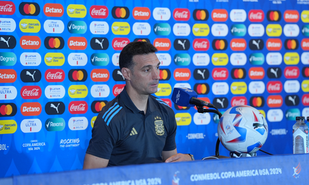 Lionel Scaloni ante la pregunta de AIRE: Estamos en un buen momento. Lionel Scaloni ante la pregunta de AIRE: Estamos en un buen momento.
