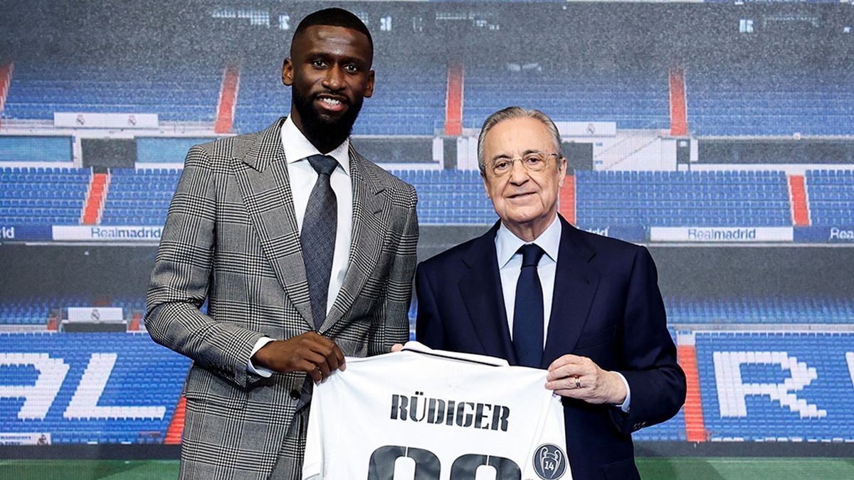 El alemán Antonio Rüdiger fue presentado como nuevo jugador de Real Madrid