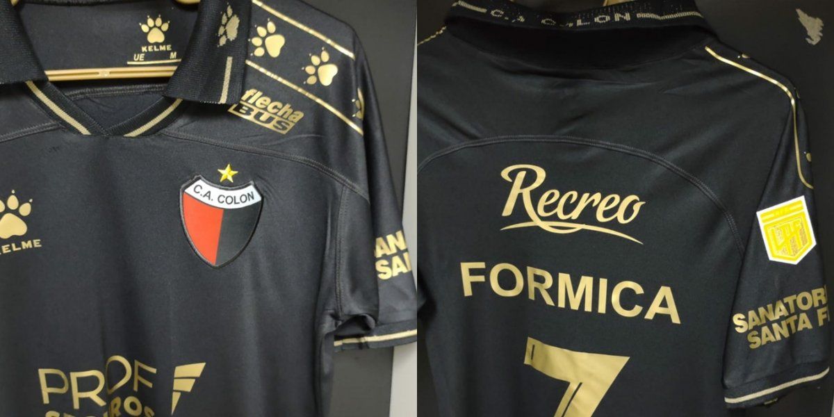 Colón enfrentó a River con una camiseta especial