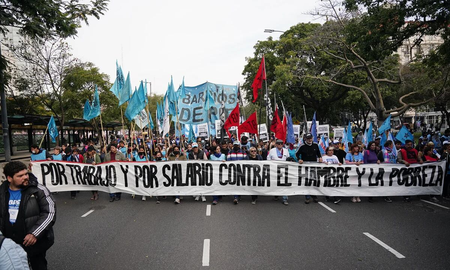 a horas de la primera marcha piquetera, asi esta la casa rosada a horas de la primera marcha piquetera, asi esta la casa rosada
