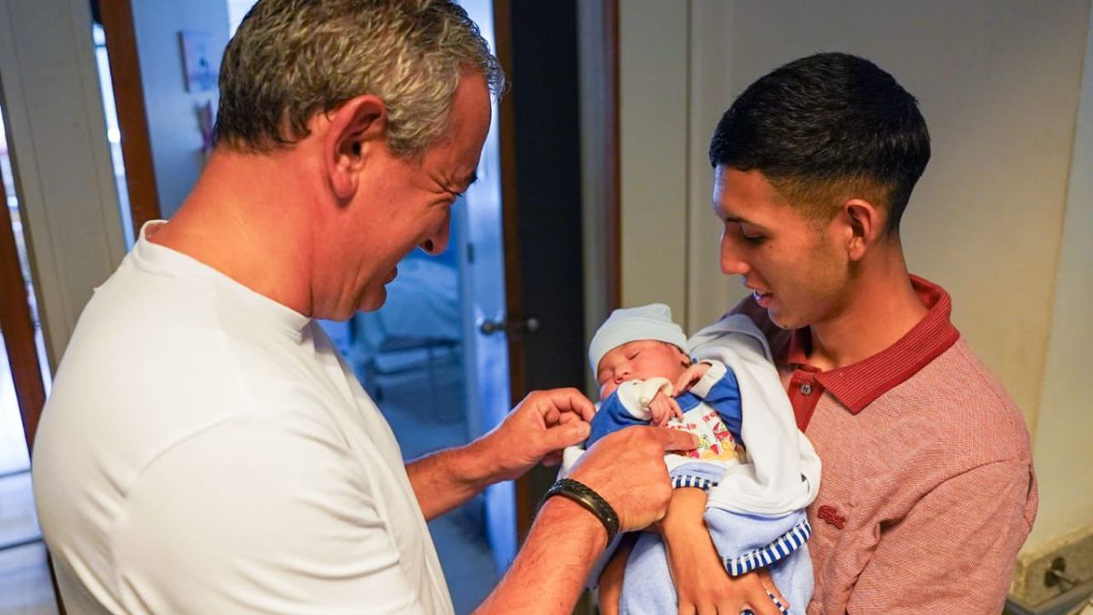 El recién nacido pesó 3