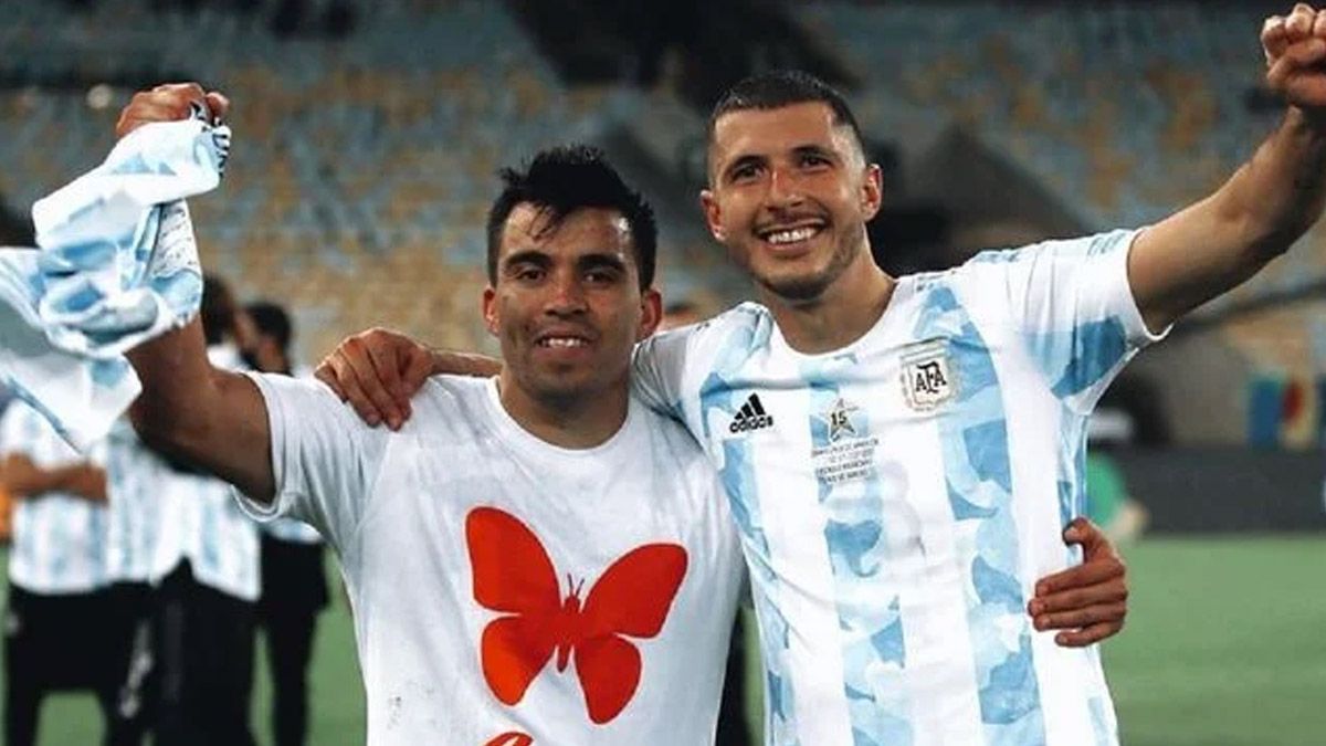 La conmovedora historia de la camiseta del Huevo Acuña en los festejos por la Copa América