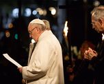 El Papa en el Vía Crucis celebrado en el Vaticano en 2019. Foto: ACI Prensa El Papa en el Vía Crucis celebrado en el Vaticano en 2019. Foto: ACI Prensa