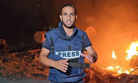 La cadena qatarí acusó a las fuerzas israelíes de realizar un ataque dirigido contra una carpa de prensa en Ciudad de Gaza. La cadena qatarí acusó a las fuerzas israelíes de realizar un ataque dirigido contra una carpa de prensa en Ciudad de Gaza.
