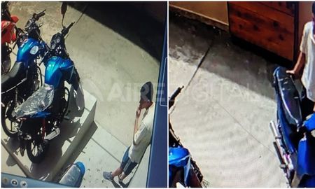 asi robaron una moto de una concesionaria en la peatonal en plena siesta asi robaron una moto de una concesionaria en la peatonal en plena siesta
