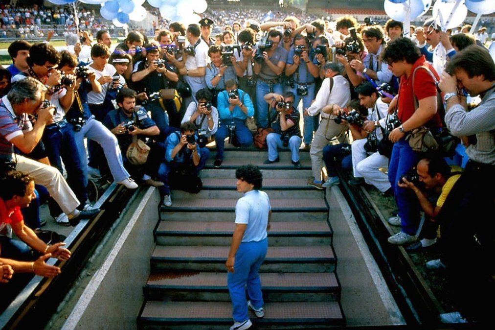 Los avances inéditos de la película de Diego Maradona