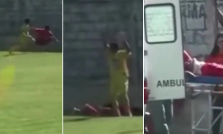 Tragedia en el fútbol: un jugador murió tras chocar contra el muro de una cancha en Corrientes. Tragedia en el fútbol: un jugador murió tras chocar contra el muro de una cancha en Corrientes.