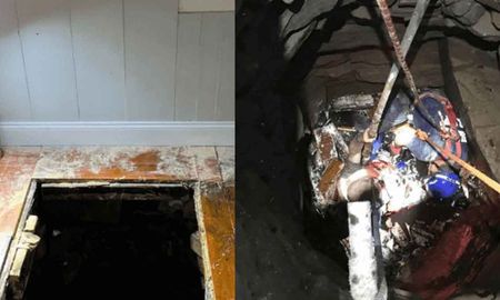 Un hombre cae a un pozo de 9 metros a través del suelo de su casa y es rescatado Un hombre cae a un pozo de 9 metros a través del suelo de su casa y es rescatado