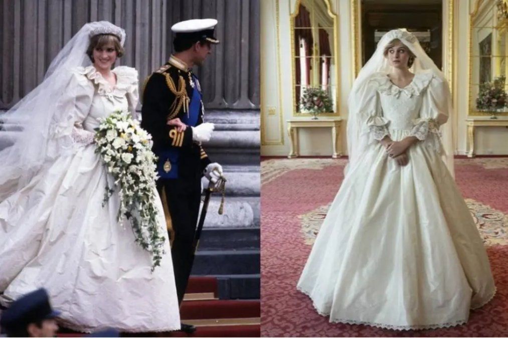 El vestido de novia de Lady Diana Spencer.