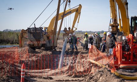 Gasoducto Gran Santa Fe: prevén finalizar la obra entre abril y mayo. Gasoducto Gran Santa Fe: prevén finalizar la obra entre abril y mayo.