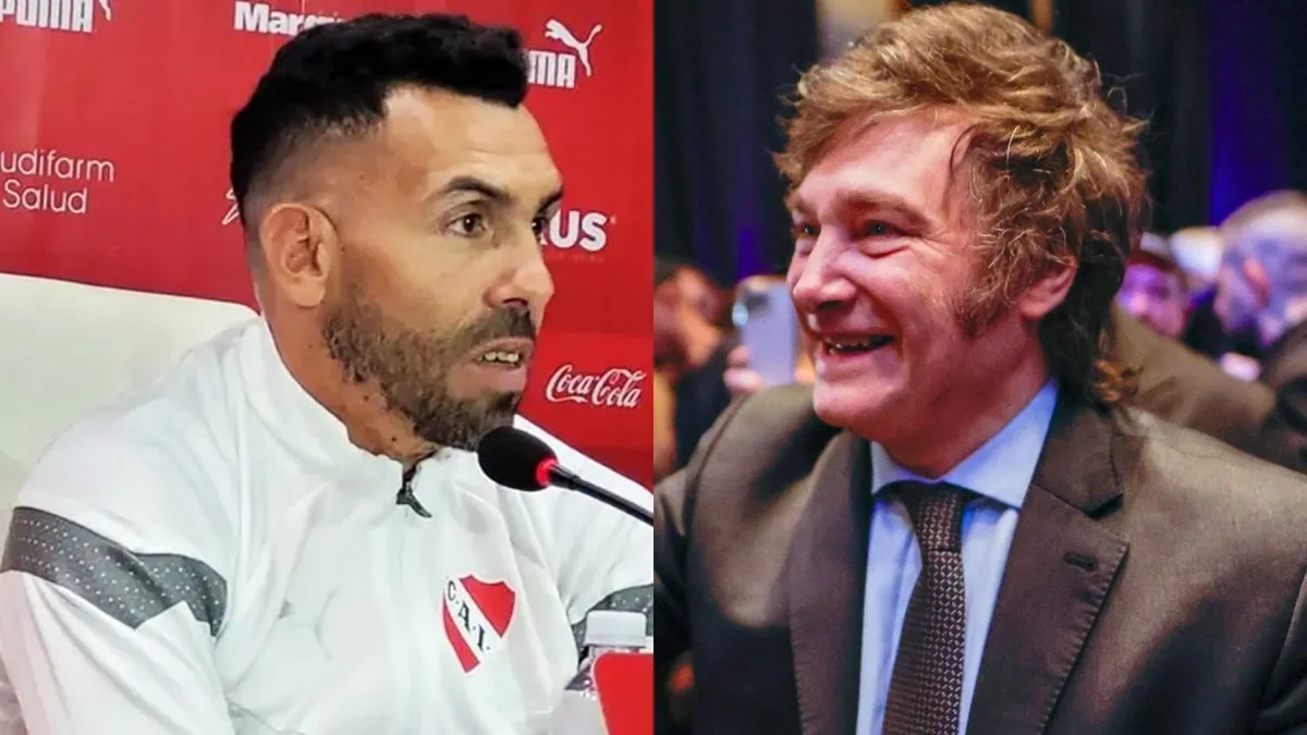 Carlos Tevez apoyó públicamente a Javier Milei: Tengo esperanzas