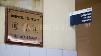 La víctima quedó internada en la Unidad de Terapia Intensiva del Hospital Cullen, ya que su estado es delicado. 