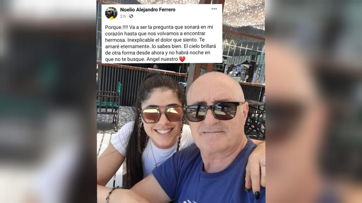 La desgarradora despedida del papá de María Josefina Ferrero.