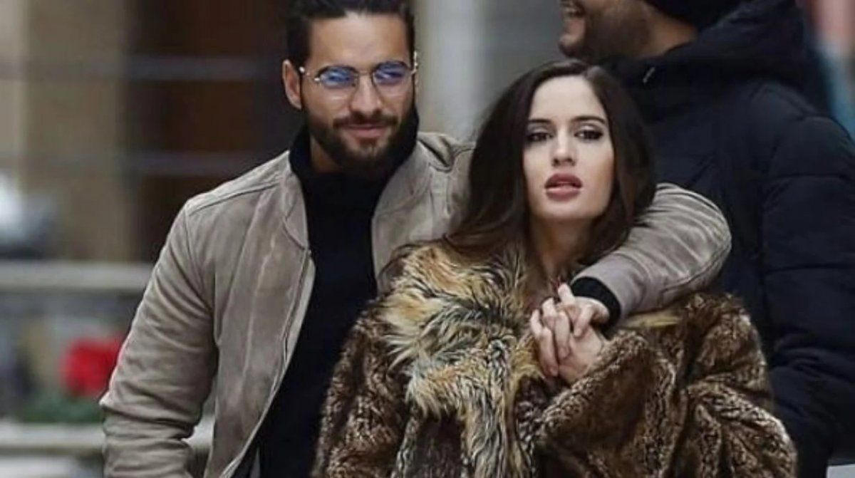 Maluma y Natalia Barulich