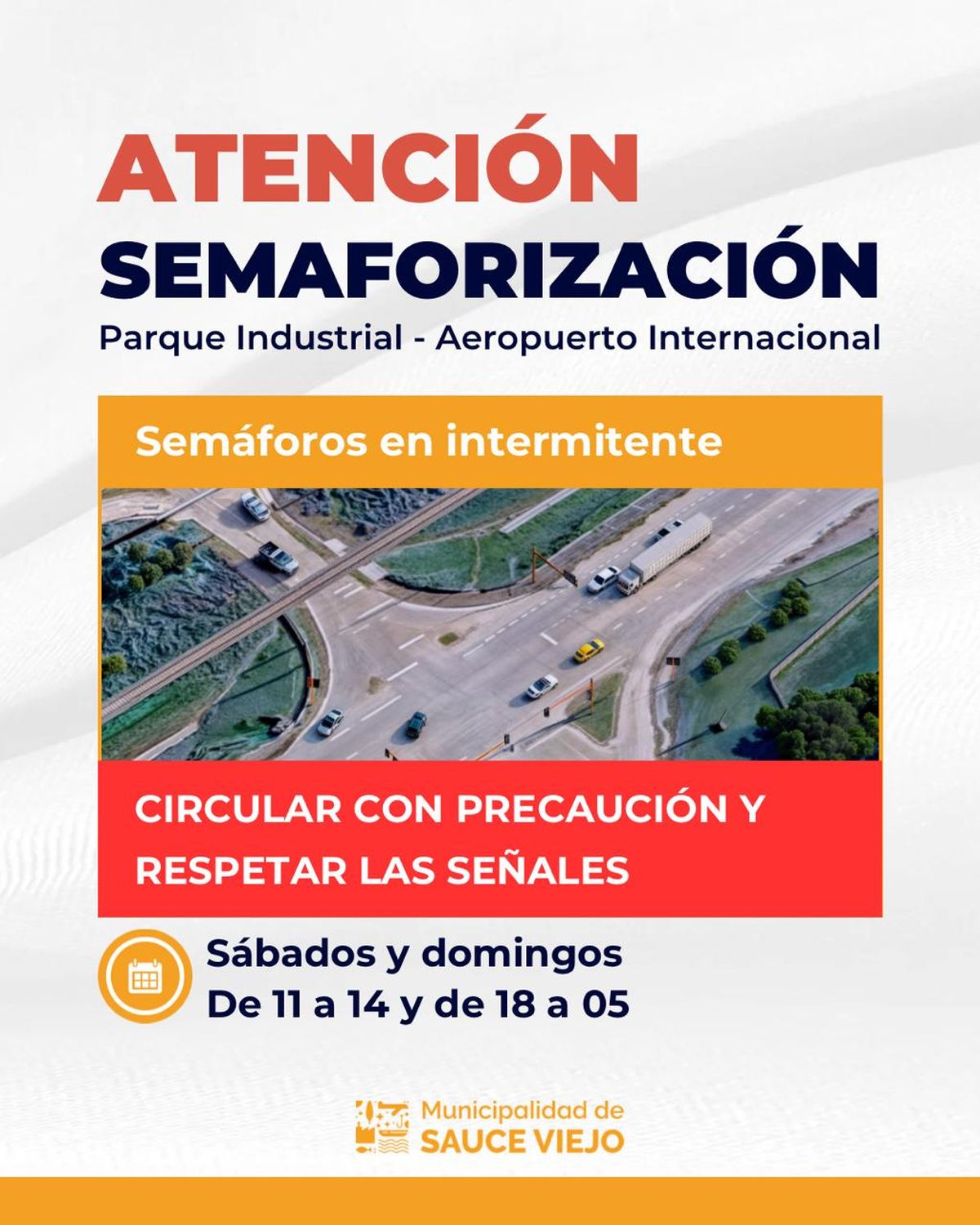La intermitencia de los sem&aacute;foros se aplicar&aacute; todos los s&aacute;bados y domingos, de 11 a 14 y de 18 a 5.