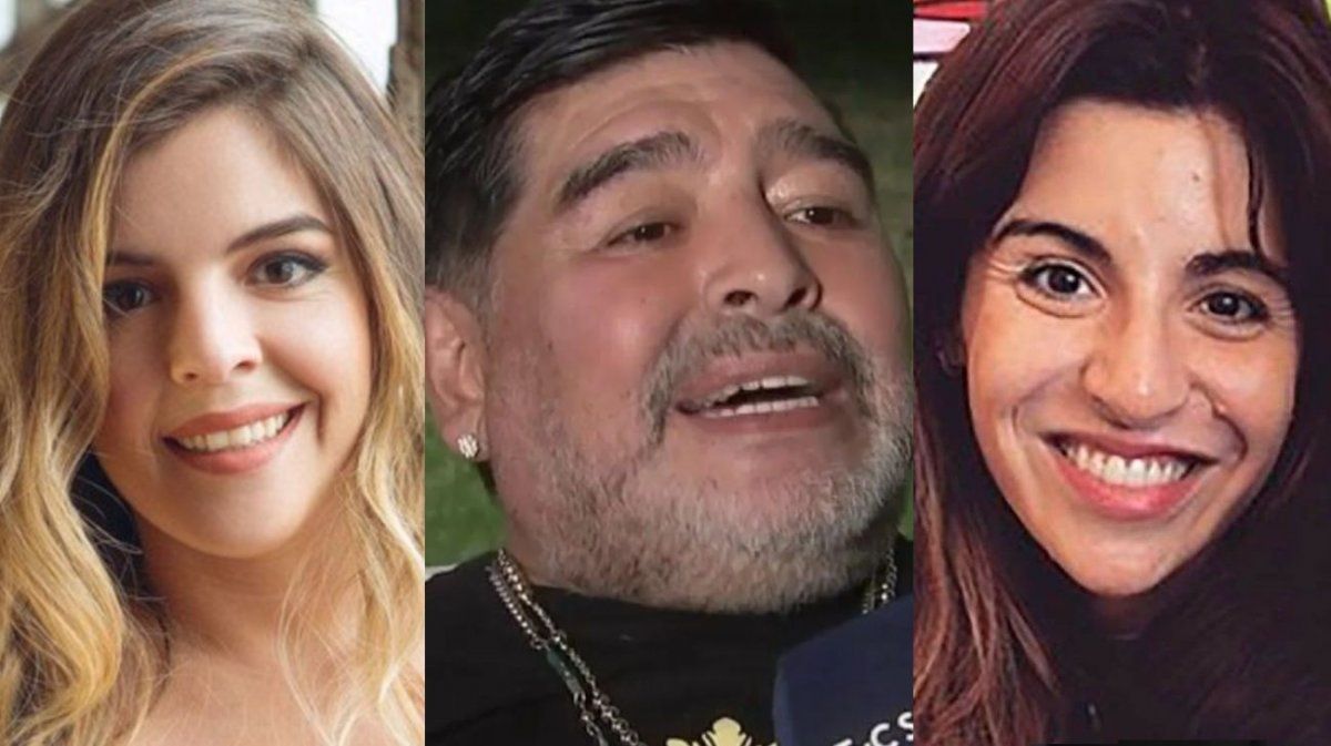 Las hijas de Claudia Villafañe y Diego Maradona se expresaron en sus redes después de la polémica que se generó por las imágenes que compartió una mujer.