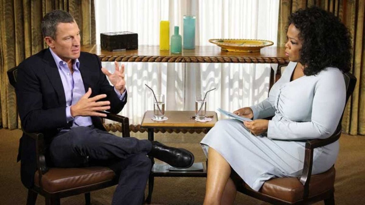 El 17 de enero de 2013 y, en una entrevista televisiva realizada por Oprah Winfrey, Armstrong admitió públicamente haberse dopado en los siete Tour de France que conquistó. “Mi cóctel era EPO, transfusiones y testosterona (para aumentar la masa muscular)”, confesó.