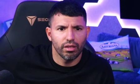 El Kun Agüero dio la nota en la ceremonia. El Kun Agüero dio la nota en la ceremonia.